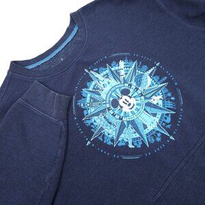 Disney Parks Mickey Mouse Graphic Sweatshirt Sweater Adult XXL Kangaroo Pocket